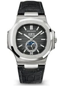 Nautilus acciaio fase lunare valijoux 7750