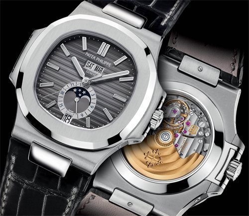 Nautilus acciaio fase lunare valijoux 7750 - immagine 4