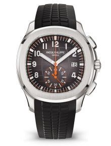 Acquanaut caucciù/nero valijoux 7750