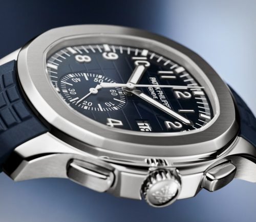 Acquanaut caucciù/blue valijoux 7750 - immagine 7