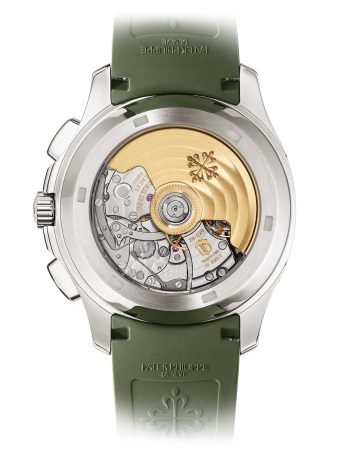Acquanaut caucciù/verde valijoux 7750 - immagine 4