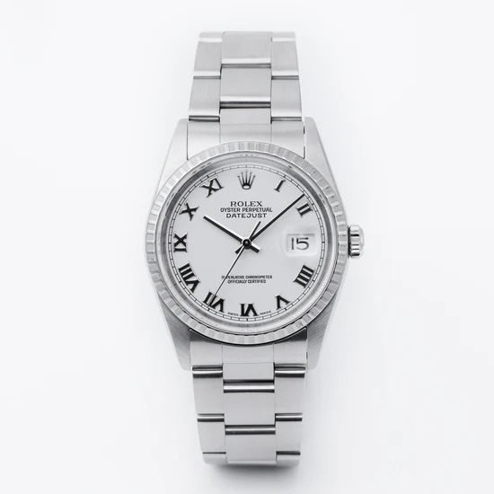Datejust acciaio numeri romani eta 2836.2
