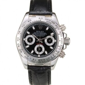 Daytona pelle nero automatico 40mm