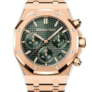 Royal Oak oro rosa/verde automatico