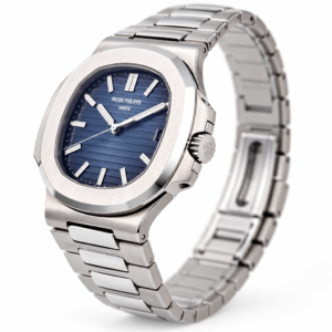 Nautilus Acciaio Quadrante Blu