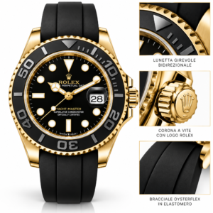 Yacht-Master Caucciù Oro Giallo ETA 2836.2