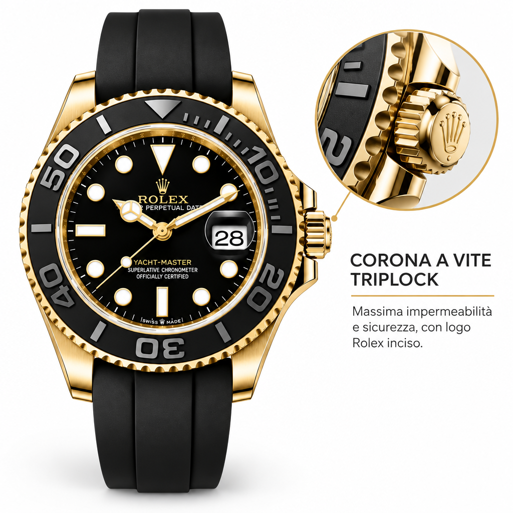 Yacht-Master Caucciù Oro Giallo ETA 2836.2 - immagine 4