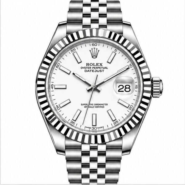 Datejust Acciaio Quadrante Bianco ETA 2836.2