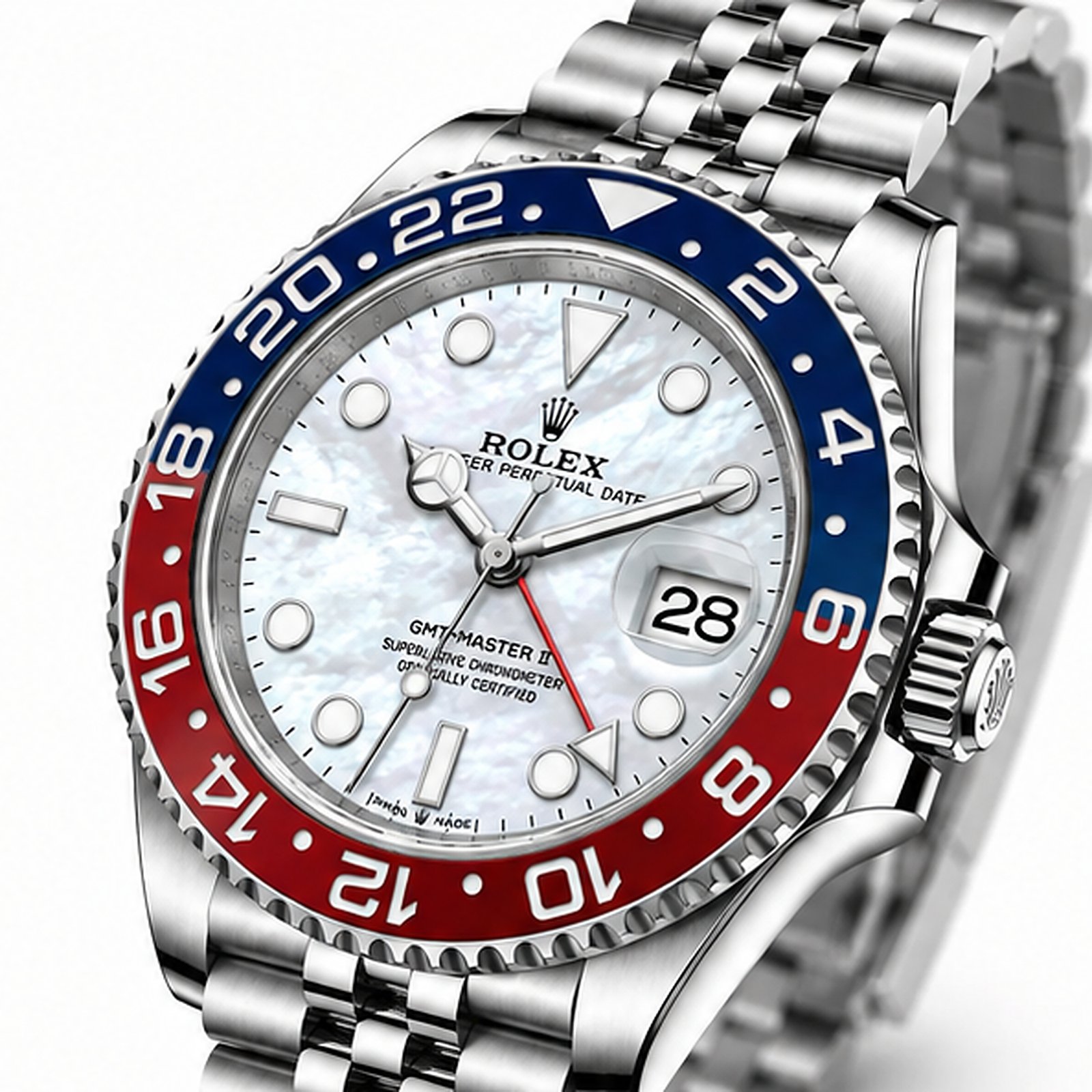 GMT Master II Pepsi Madreperla ETA 2836.2 - immagine 3