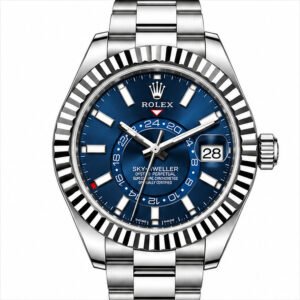 Sky Dweller Acciaio Quadrante Blu ETA 2836.2