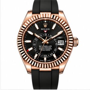 Sky Dweller Caucciù Everose Quadrante Nero ETA 2836.2