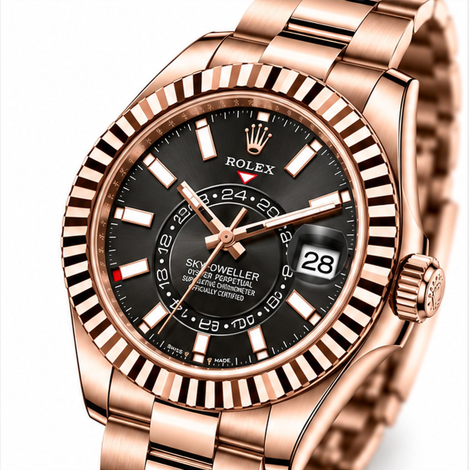 Sky Dweller Everose Quadrante Nero ETA 2836.2 - immagine 3
