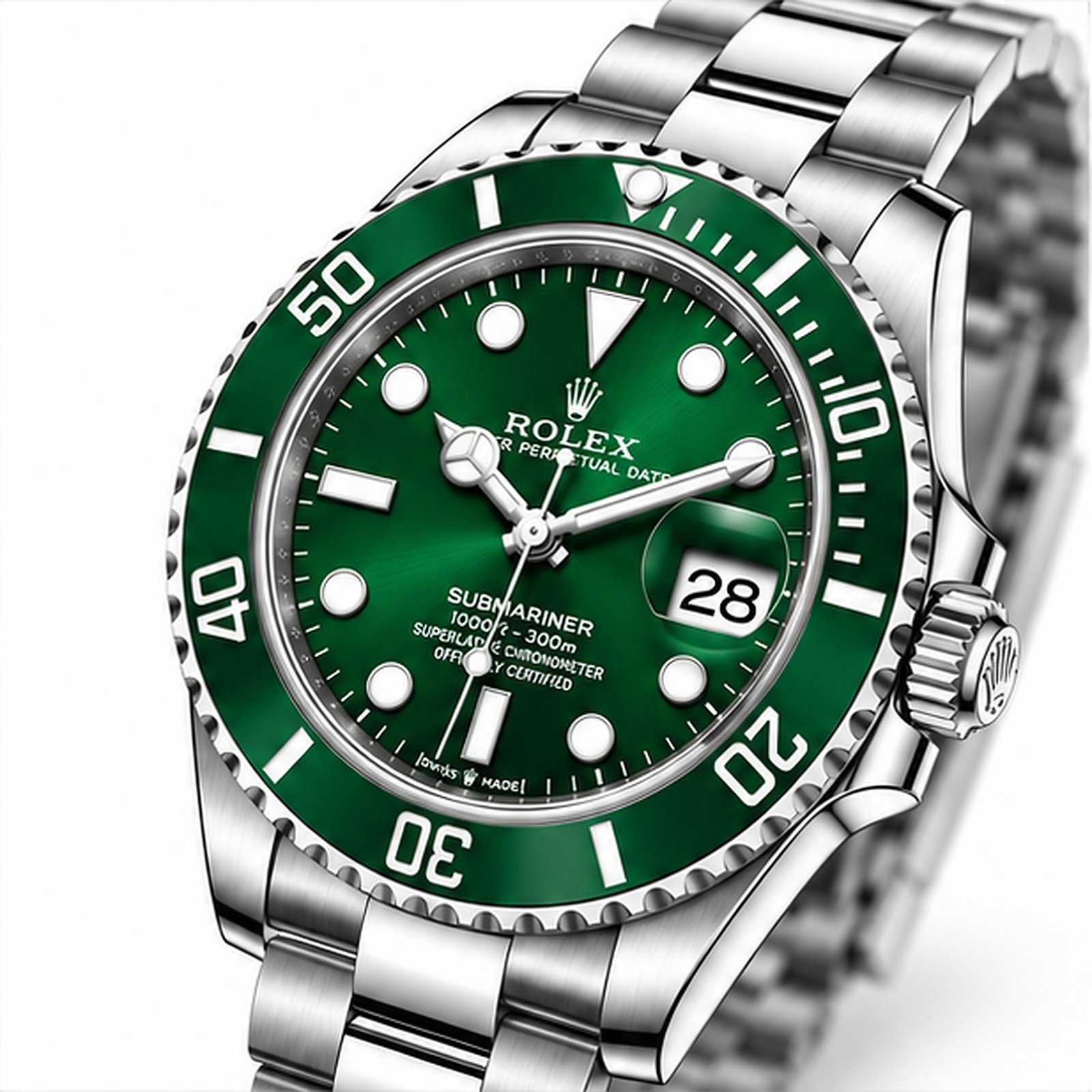 Submariner Acciaio Quadrante Verde ETA 2836.2 - immagine 2
