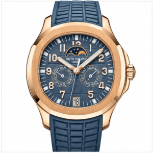 Patek Philippe Aquanaut Annual Calendar Oro Rosa Blu
