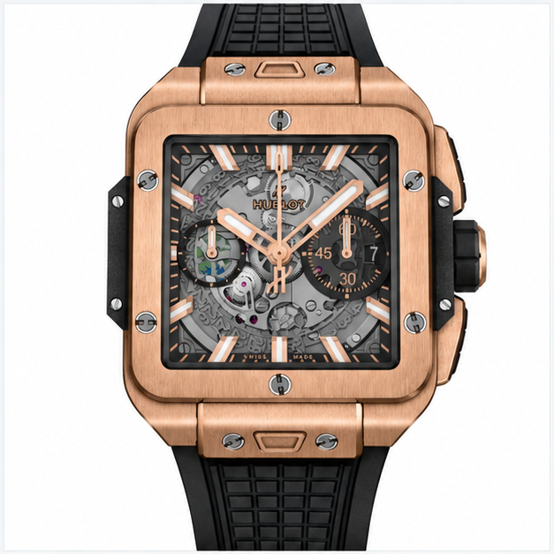 Hublot Square Bang Unico King Gold 42 mm Ref. 821.OX.0180.RX