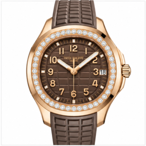 Patek Philippe Aquanaut Oro Rosa Diamanti Marrone