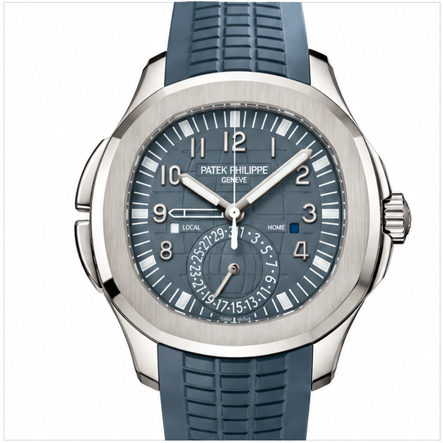 Patek Philippe Aquanaut Travel Time Blu