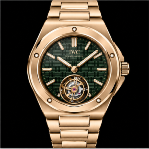iwc ingenieur tourbillon oro quadrante verde