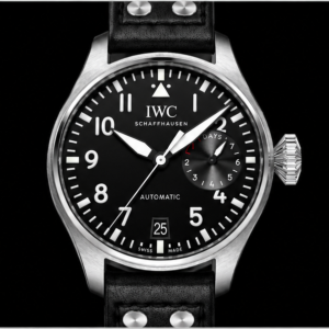 iwc big pilot's watch automatic 7 days power reserve nero