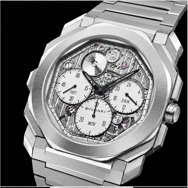 Bvlgari Octo Finissimo Chronograph GMT 10th Anniversary Ref. 103673 - immagine 2