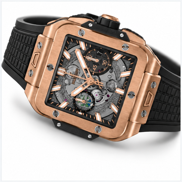 Hublot Square Bang Unico King Gold 42 mm Ref. 821.OX.0180.RX - immagine 3