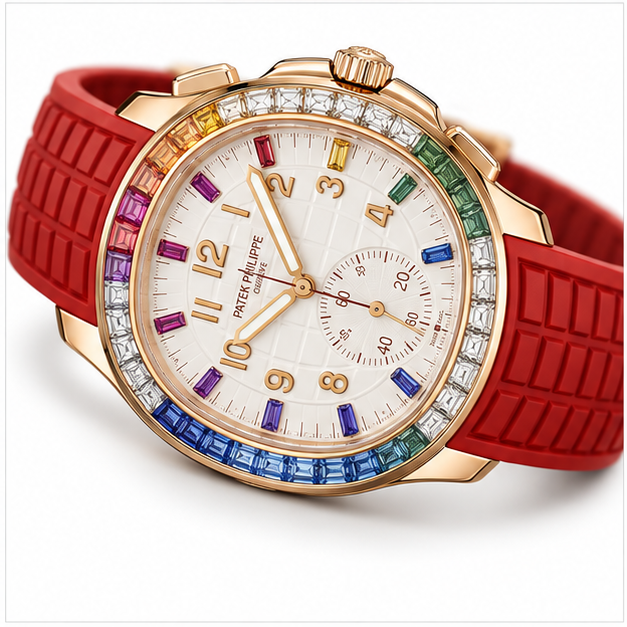 Patek Philippe Aquanaut Luce Rainbow Chronograph Ref. 7968/300R-001 - immagine 2