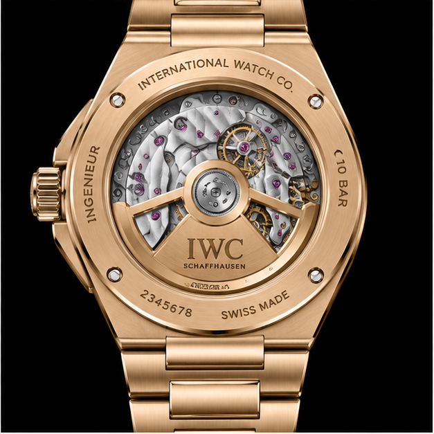 iwc ingenieur tourbillon oro quadrante verde