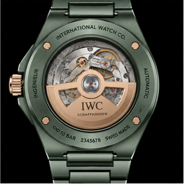 iwc ingenieur automatic 42 ref. iw338902 ceramica verde oliva