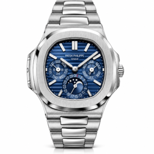 Patek Philippe Nautilus Calendario Perpetuo Quadrante Blu
