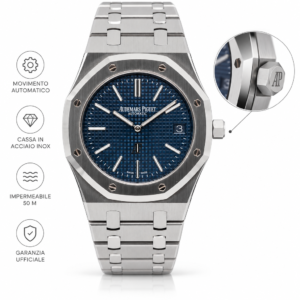 Royal Oak Acciaio Quadrante Blu