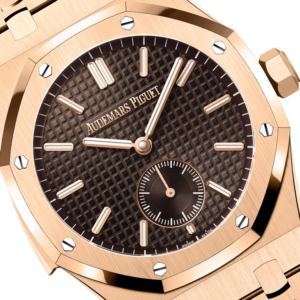 Audemars Piguet Royal Oak Oro Rosa Quadrante Marrone Piccoli Secondi