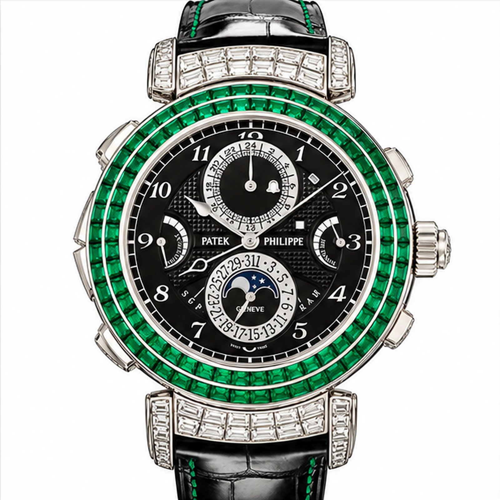 Patek Philippe Grand Complications Emerald Quadrante Nero
